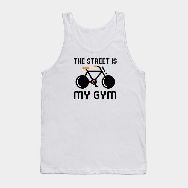Street Is My Gym - Cycling Tank Top by Jitesh Kundra
